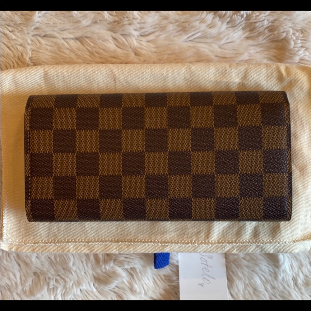 LOUIS VUITTON SPEEDY BANDOULIERE 25 and EMILIE WALLET DAMIER EBENE - Picture 12 of 16